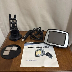 Garmin StreetPilot c330 GPS Navigator 3.5-Inch‎ touchscreen bundle TESTED WORKS